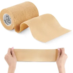 Bandaż kohezyjny samoprzylepny 4,5 m × 10 cm beżowy