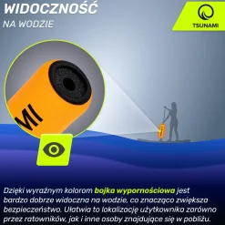 Bojka wypornościowa pływak do wiosła SUP PRO pomarańczowy