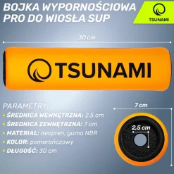Bojka wypornościowa pływak do wiosła SUP PRO pomarańczowy