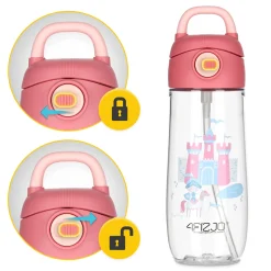 Butelka na wodę dla dzieci ZAMEK 550 ml