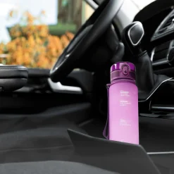 Butelka sportowa na wodę 650 ml różowa