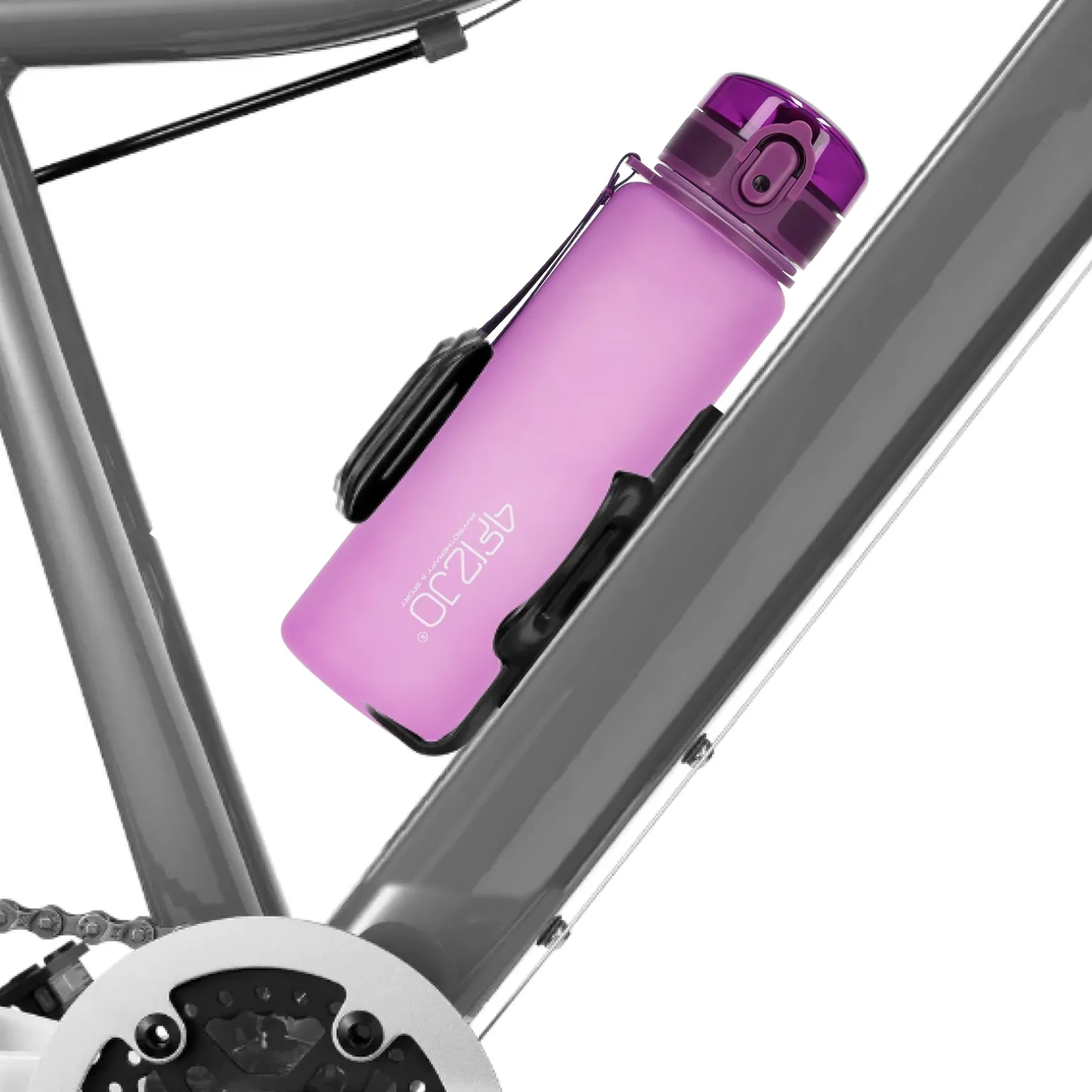 Butelka sportowa na wodę 650 ml różowa
