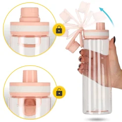 Butelka sportowa na wodę 850 ml różowa