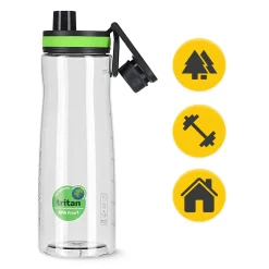 Butelka sportowa na wodę 850 ml zielona