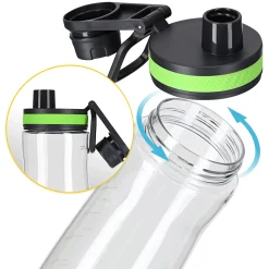 Butelka sportowa na wodę 850 ml zielona
