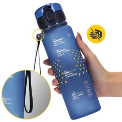 Butelka sportowa na wodę 650 ml niebieska