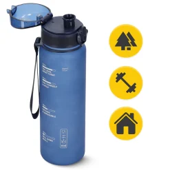 Butelka sportowa na wodę 650 ml niebieska