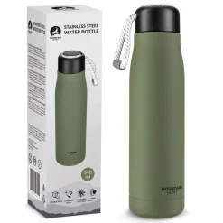 Butelka termiczna 540 ml z paskiem zielona