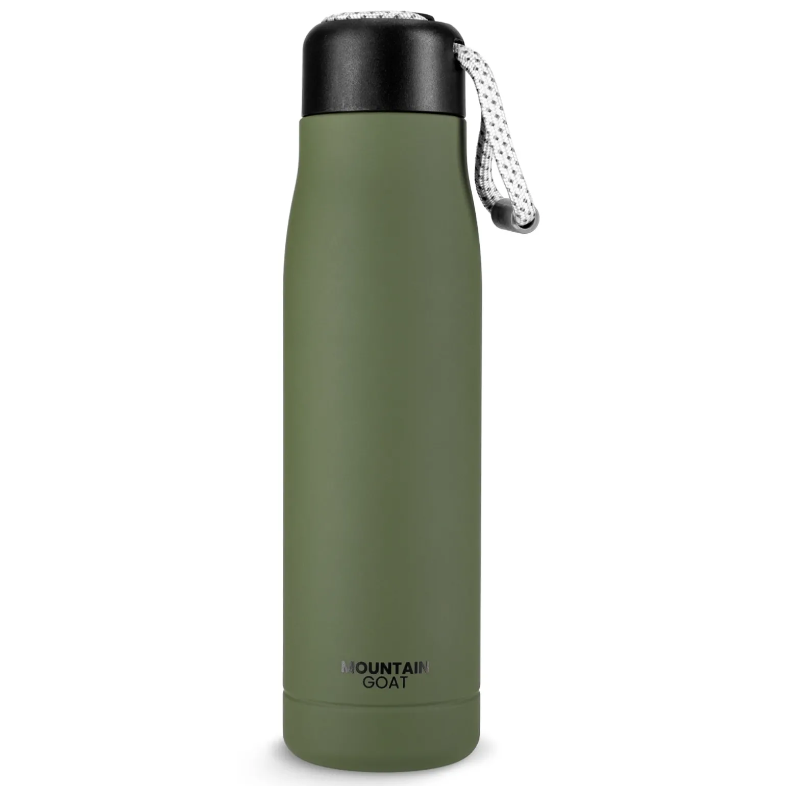 Butelka termiczna 540 ml z paskiem zielona