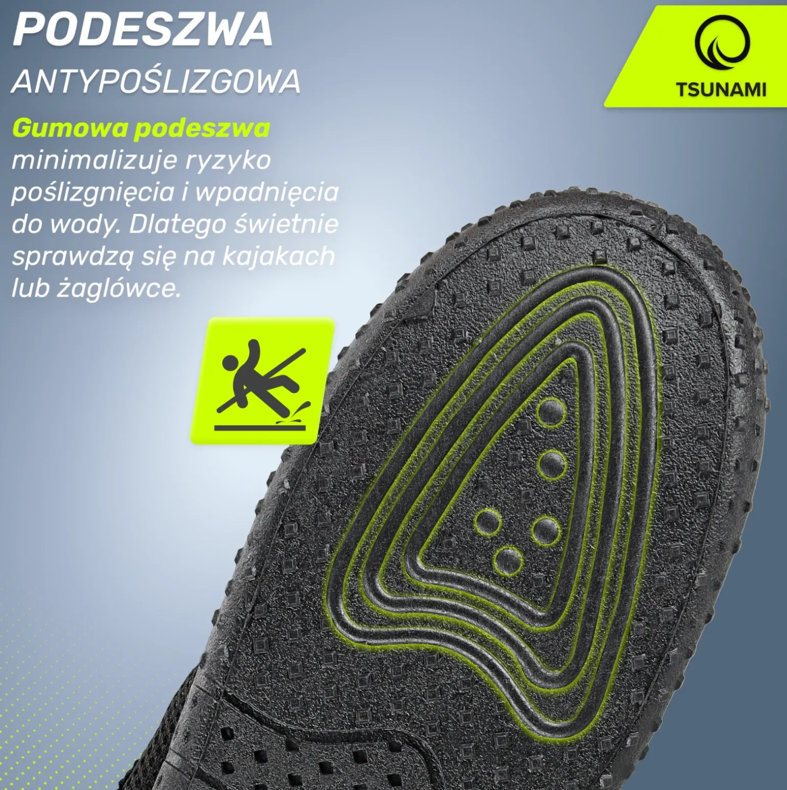 Buty do wody TSUNAMI Slip-on rozmiar 42