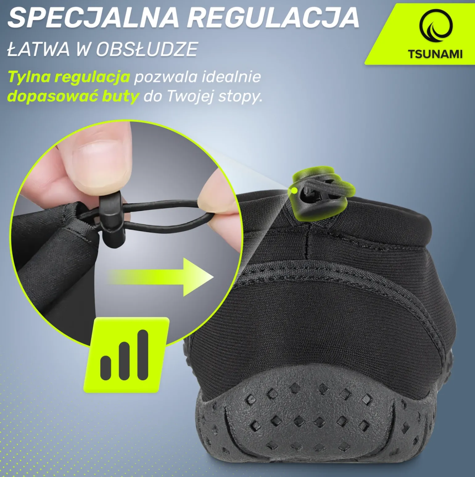 Buty do wody TSUNAMI Slip-on rozmiar 44