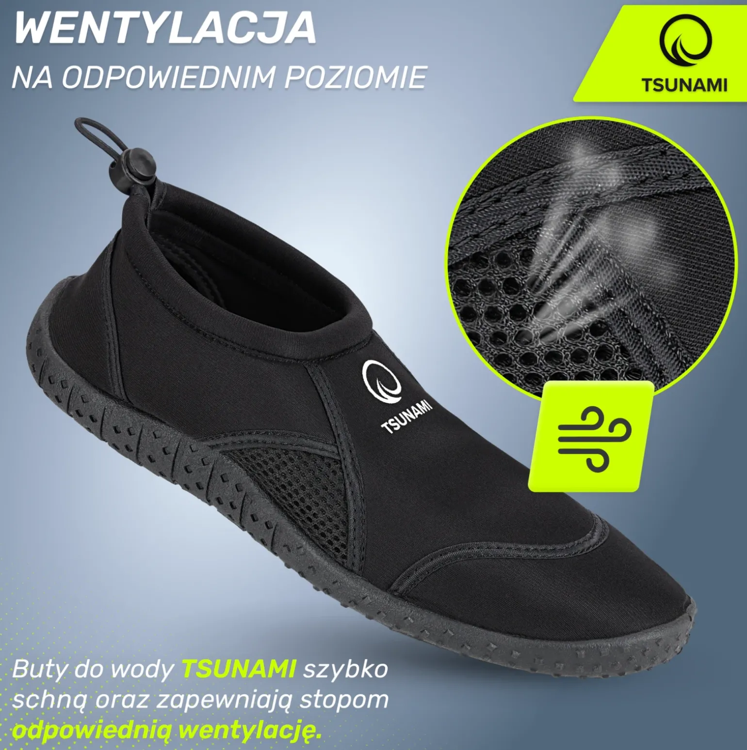Buty do wody TSUNAMI Slip-on rozmiar 44