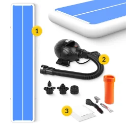 Ścieżka akrobatyczna AIR MAT PRO 10 x 2 x 0,3 m z pompką