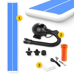 Ścieżka akrobatyczna AIR MAT PRO 12 x 2 x 0,3 m z pompką