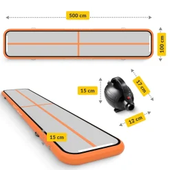 Ścieżka akrobatyczna AIR MAT 5 x 1 x 0,15 m