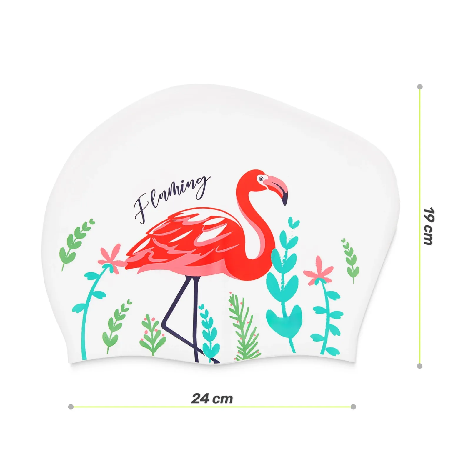 Czepek na basen damski TSUNAMI FLAMINGO