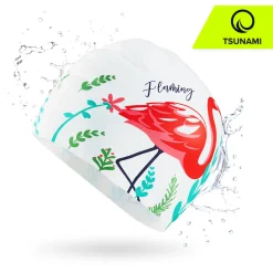 Czepek na basen damski TSUNAMI FLAMINGO