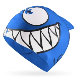 Czepek na basen dla dzieci TSUNAMI SHARK niebieski