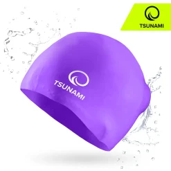 Czepek na basen unisex TSUNAMI fioletowy