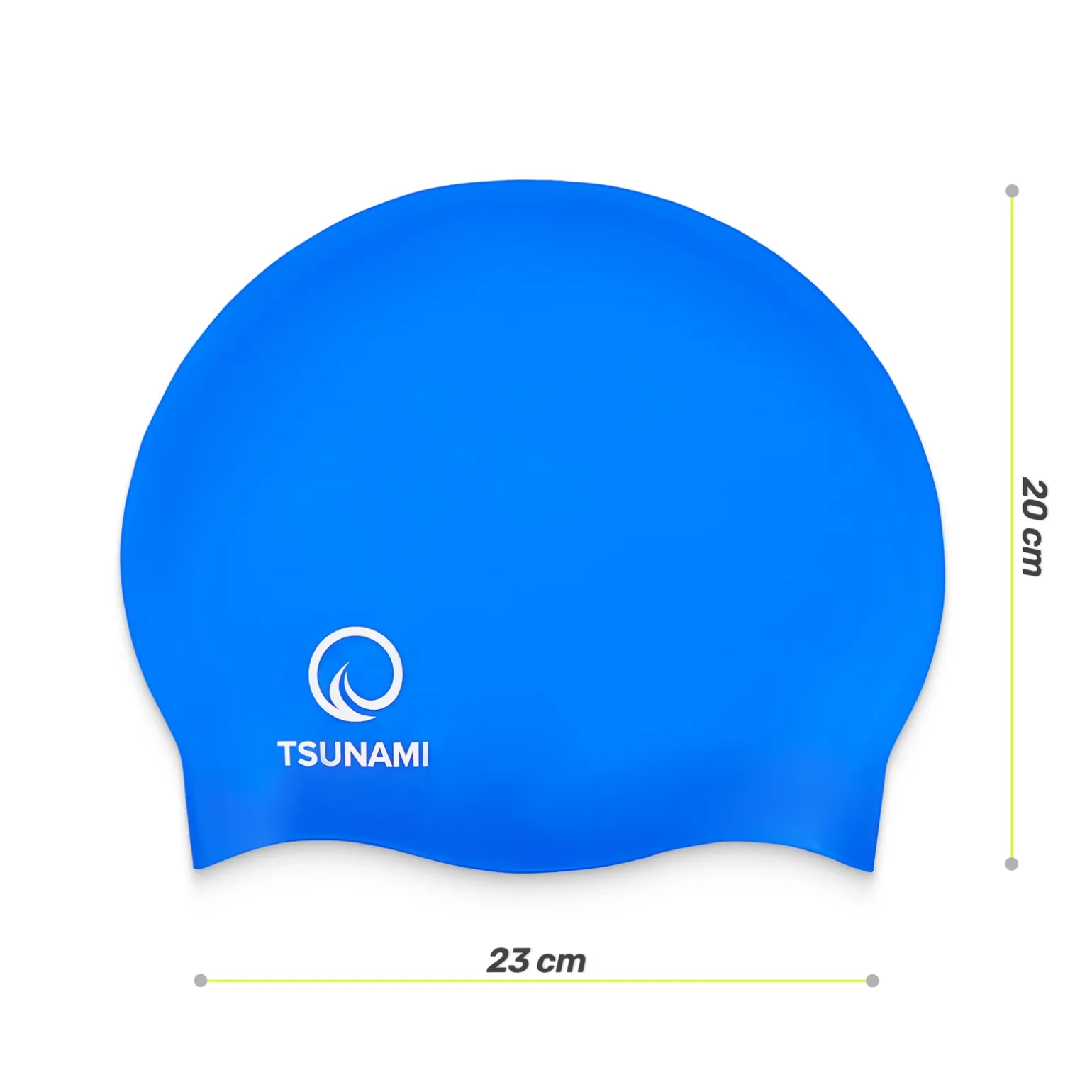 Czepek na basen unisex TSUNAMI PRO niebieski