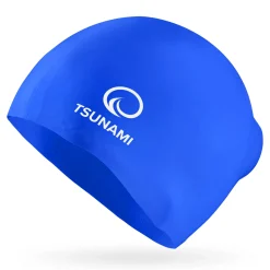 Czepek na basen unisex TSUNAMI granatowy