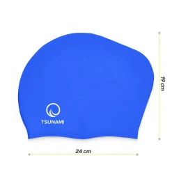 Czepek na basen unisex TSUNAMI granatowy