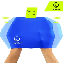Czepek na basen unisex TSUNAMI granatowy