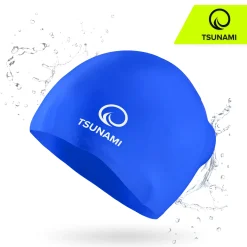 Czepek na basen unisex TSUNAMI granatowy