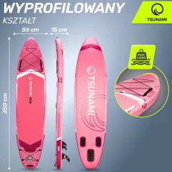 Deska SUP PRO TSUNAMI paddle board 350 cm T10
