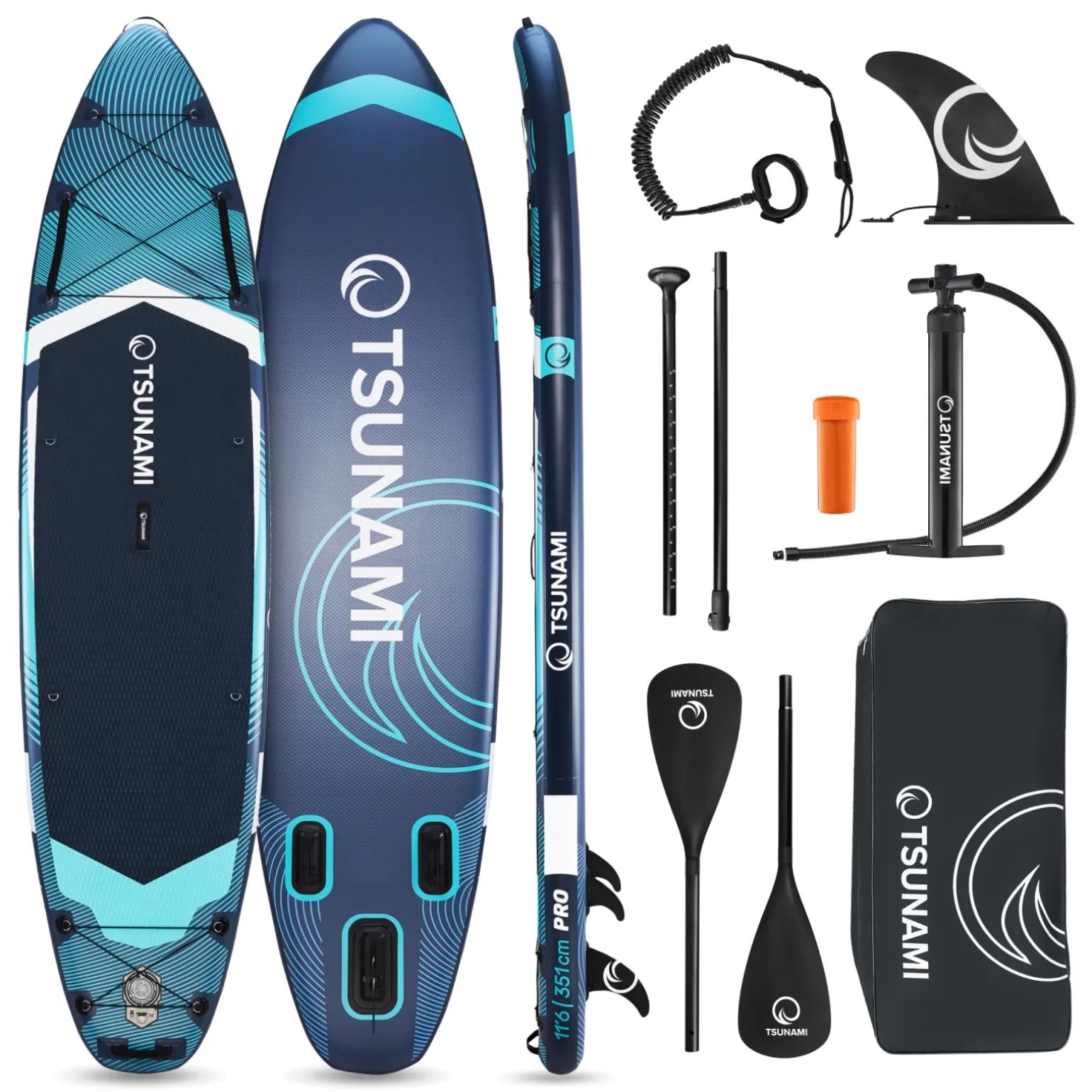Deska SUP PRO TSUNAMI paddle board 350 cm T12