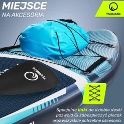 Deska SUP PRO TSUNAMI paddle board 350 cm T12