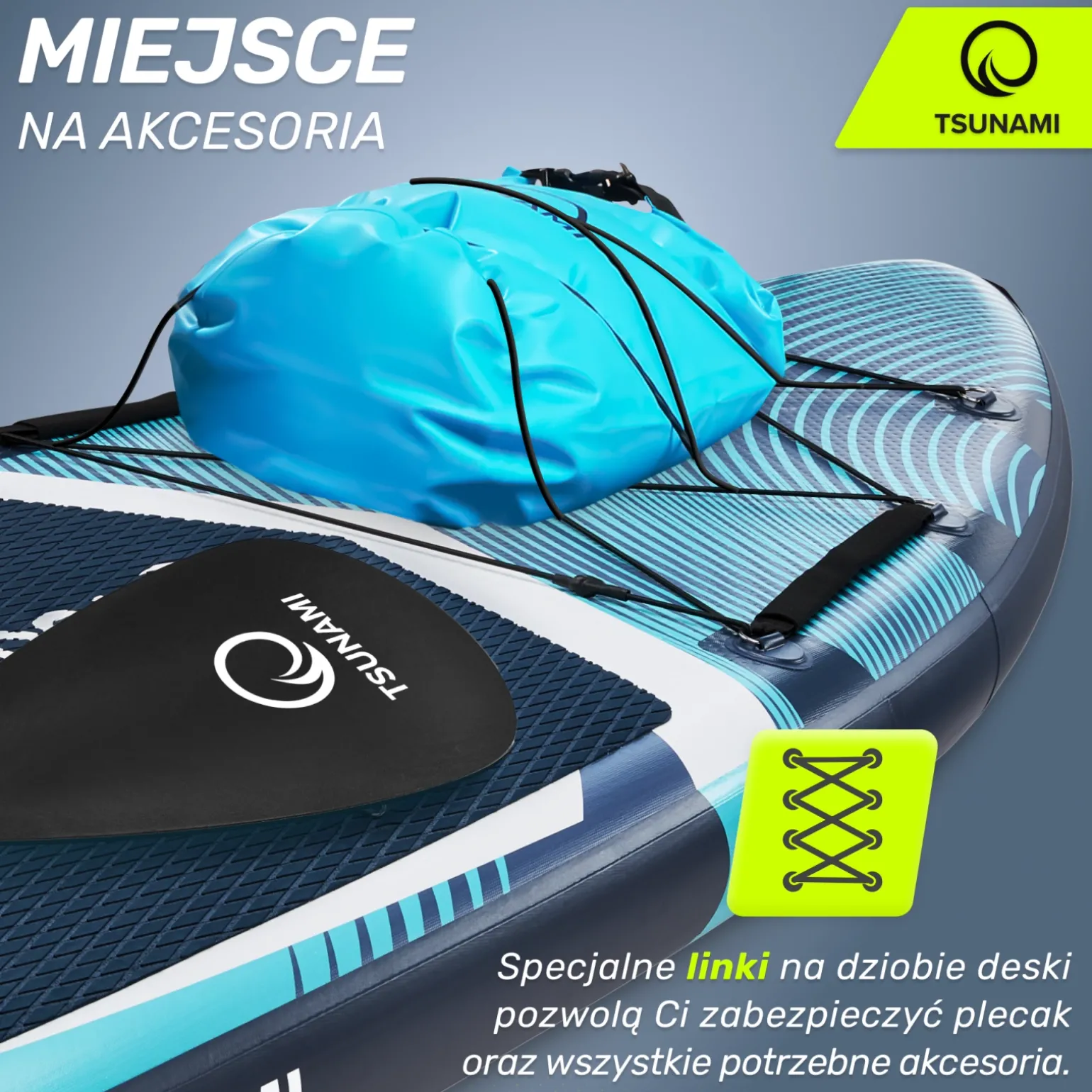 Deska SUP PRO TSUNAMI paddle board 350 cm T12
