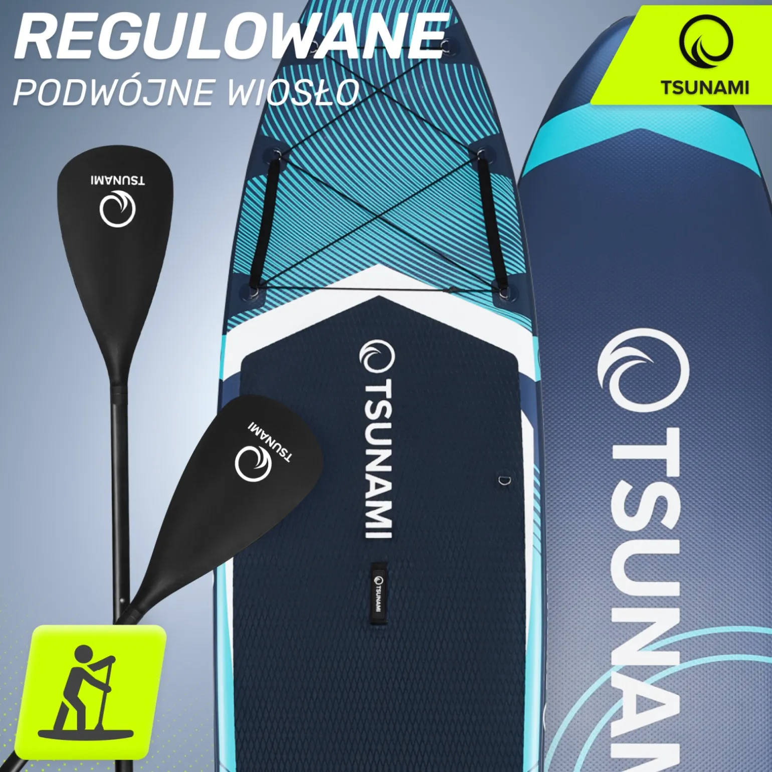 Deska SUP PRO TSUNAMI paddle board 350 cm T12