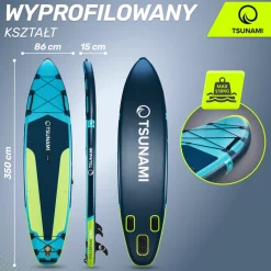 Deska SUP PRO TSUNAMI paddle board 350 cm T14