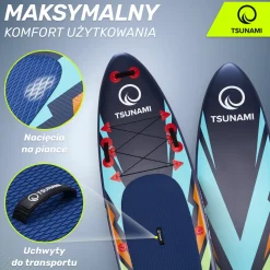 Deska SUP TSUNAMI paddle board 320 cm T08