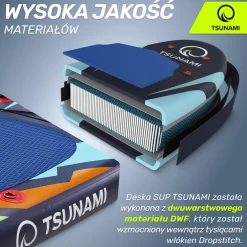 Deska SUP TSUNAMI paddle board 320 cm T08
