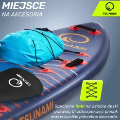 Deska SUP TSUNAMI paddle board 350 cm T05