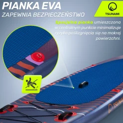 Deska SUP TSUNAMI paddle board 350 cm T05