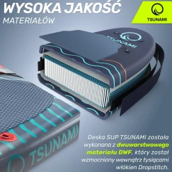 Deska SUP TSUNAMI paddle board 350 cm T03