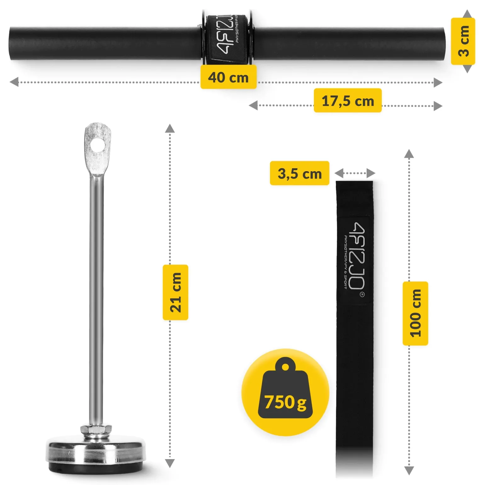 Drążek do ćwiczeń przedramion Wrist Roller