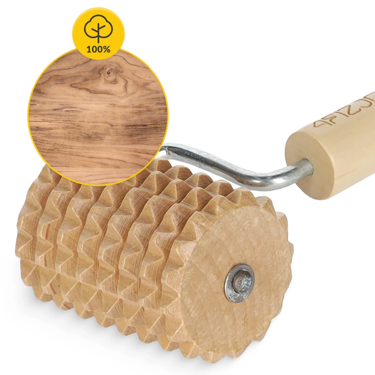 Drewniany roller do masażu ciała