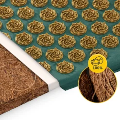 ECO Mata do akupresury z poduszką XL zielona