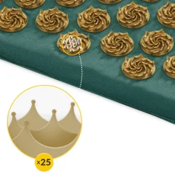 ECO Mata do akupresury z poduszką XL zielona