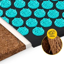 ECO Mata do akupresury z poduszką XL niebieska