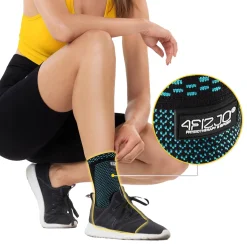 Elastyczna opaska stawu skokowego L niebieska