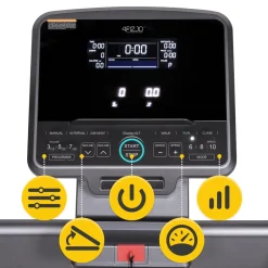 Elektryczna bieżnia domowa regulowana CLIMB S