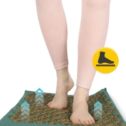 ERGO Mata do akupresury z poduszką zielona