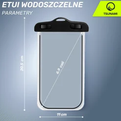 Etui wodoodporne na telefon TSUNAMI