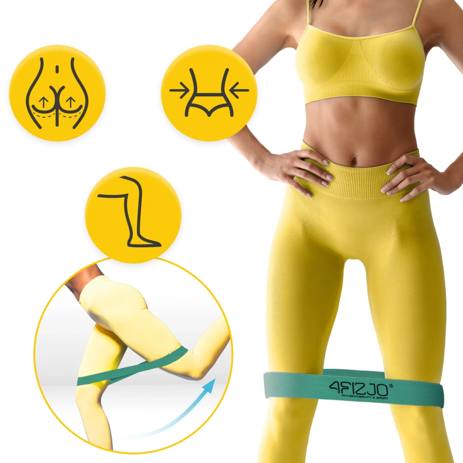 Guma materiałowa do ćwiczeń FLEX BAND 5-10 kg