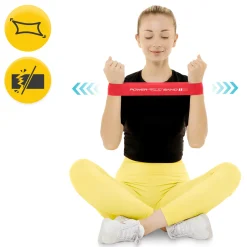Guma oporowa do ćwiczeń MINI POWER BAND 0,4 mm